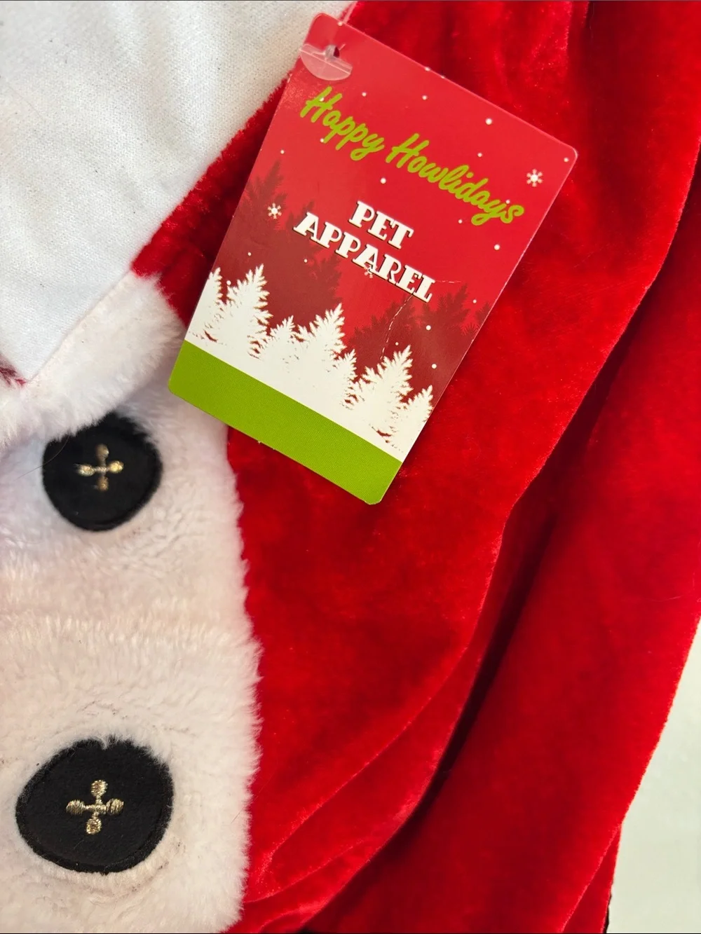 NWT Santa Costume for Dog